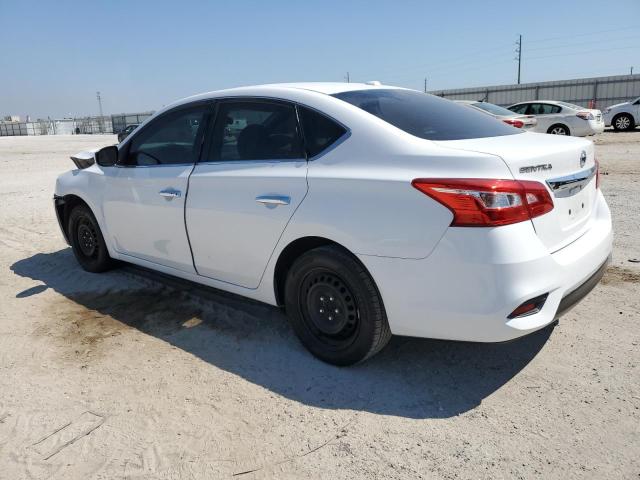 3N1AB7AP8HL641367 - 2017 NISSAN SENTRA S WHITE photo 2