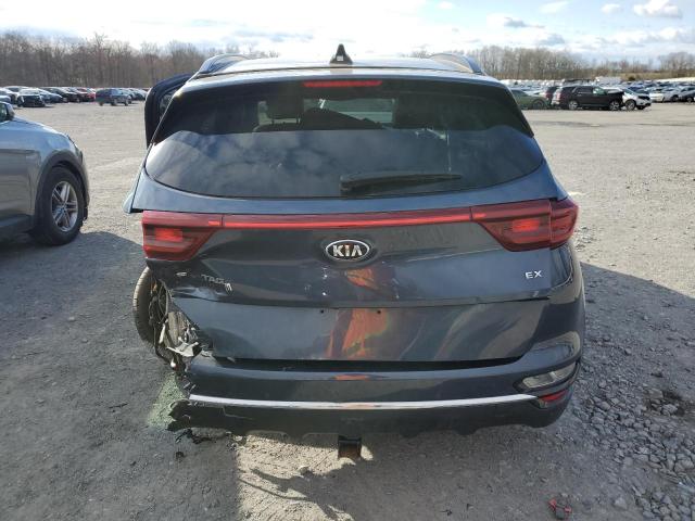 KNDPNCAC6M7884484 - 2021 KIA SPORTAGE EX BLUE photo 6