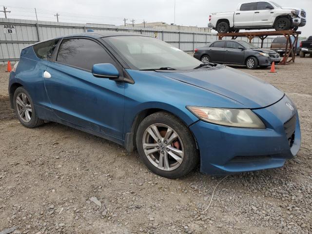 JHMZF1C47CS000014 - 2012 HONDA CR-Z BLUE photo 4