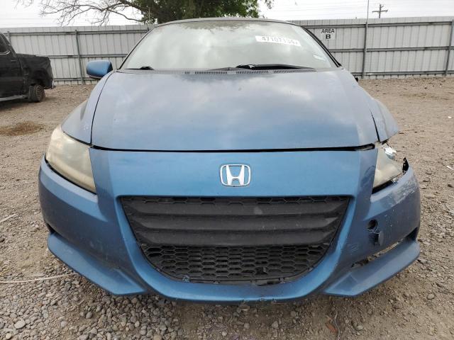 JHMZF1C47CS000014 - 2012 HONDA CR-Z BLUE photo 5