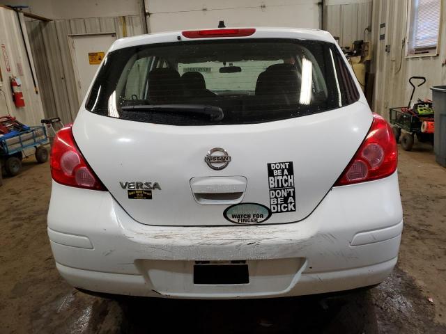 3N1BC1CP5CK240482 - 2012 NISSAN VERSA S WHITE photo 6