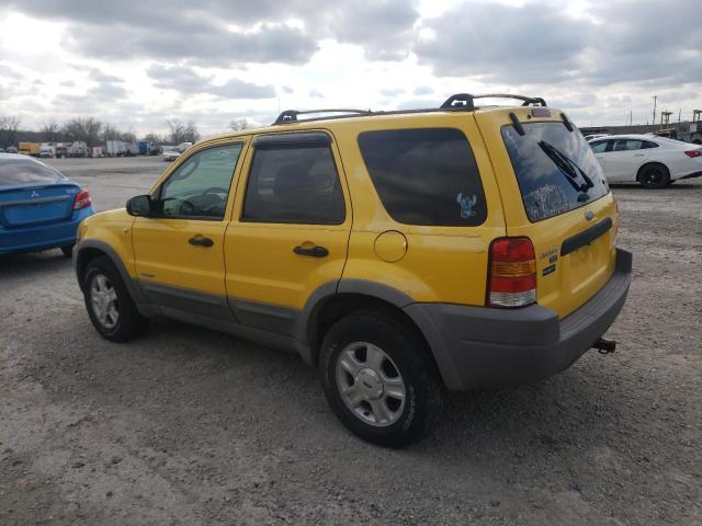 1FMYU04102KA25168 - 2002 FORD ESCAPE XLT YELLOW photo 2