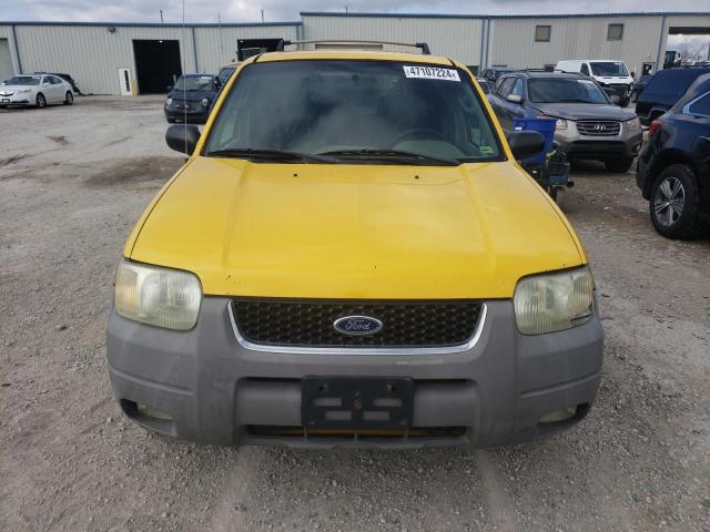 1FMYU04102KA25168 - 2002 FORD ESCAPE XLT YELLOW photo 5