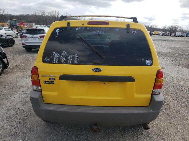 1FMYU04102KA25168 - 2002 FORD ESCAPE XLT YELLOW photo 6