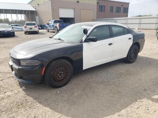 2C3CDXKT1KH682357 - 2019 DODGE CHARGER POLICE TWO TONE photo 1