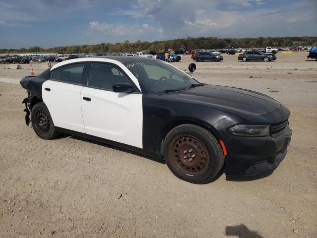 2C3CDXKT1KH682357 - 2019 DODGE CHARGER POLICE TWO TONE photo 4