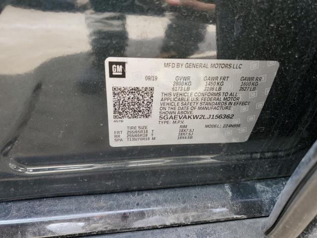 5GAEVAKW2LJ156362 - 2020 BUICK ENCLAVE ESSENCE Qara foto 13