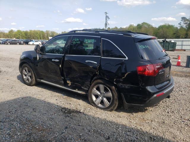 2HNYD2H36CH521834 - 2012 ACURA MDX TECHNOLOGY BLACK photo 2