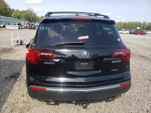 2HNYD2H36CH521834 - 2012 ACURA MDX TECHNOLOGY BLACK photo 6