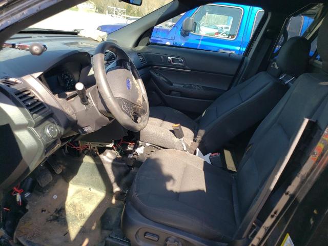 1FM5K8AT3JGB34660 - 2018 FORD EXPLORER POLICE INTERCEPTOR BLACK photo 7