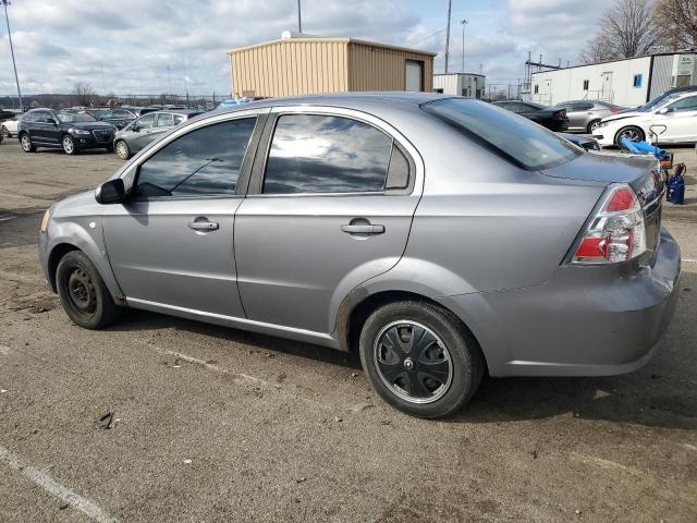 KL1TD56618B248548 - 2008 CHEVROLET AVEO BASE GRAY photo 2