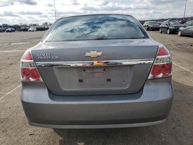 KL1TD56618B248548 - 2008 CHEVROLET AVEO BASE GRAY photo 6