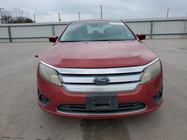 3FAHP0HA3AR114545 - 2010 FORD FUSION SE RED photo 5