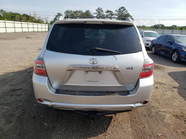 JTEJW3EH8A2041321 - 2010 TOYOTA HIGHLANDER HYBRID LIMITED SILVER photo 6