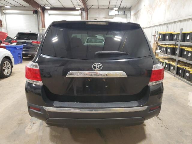 5TDZA3EH5BS012519 - 2011 TOYOTA HIGHLANDER BASE أسود صورة 6
