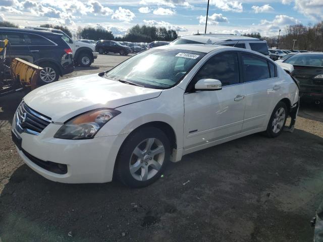 1N4CL21E19C150369 - 2009 NISSAN ALTIMA HYBRID WHITE photo 1