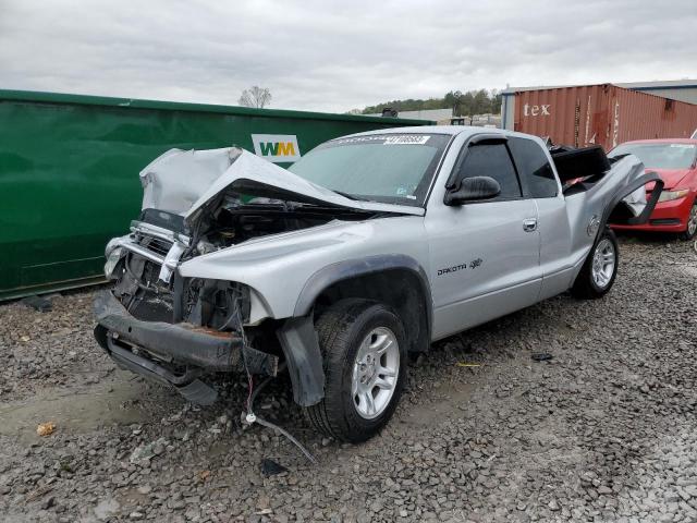 1B7GL12X42S542599 - 2002 DODGE DAKOTA BASE SILVER photo 1