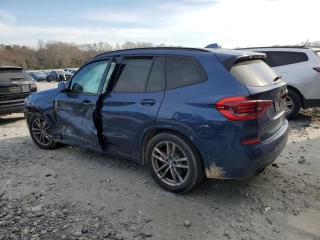 5UXTY9C04M9F93175 - 2021 BMW X3 XDRIVEM40I BLUE photo 2