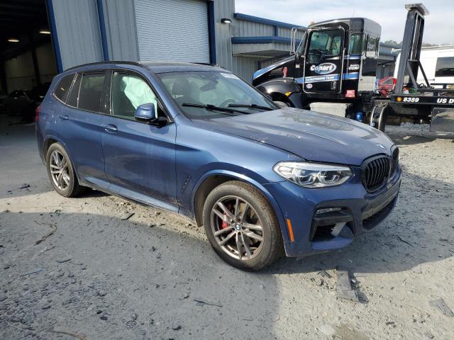 5UXTY9C04M9F93175 - 2021 BMW X3 XDRIVEM40I BLUE photo 4