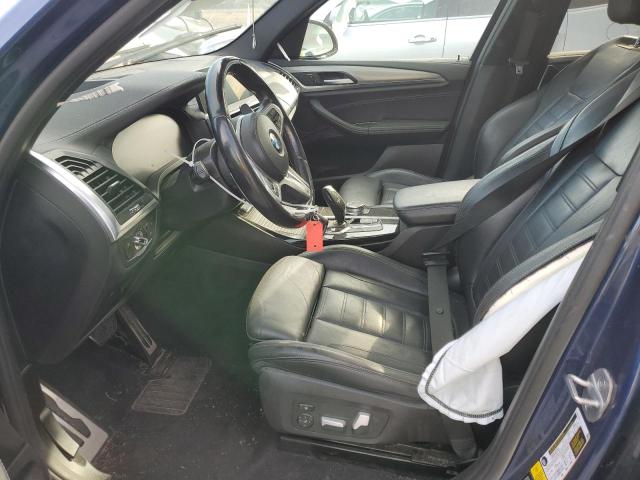 5UXTY9C04M9F93175 - 2021 BMW X3 XDRIVEM40I BLUE photo 7