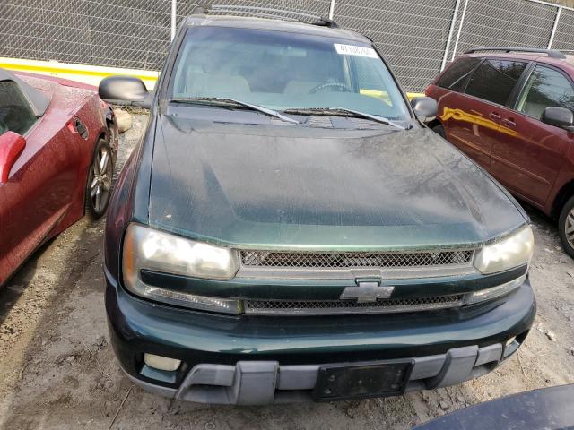 1GNDT13S542240156 - 2004 CHEVROLET TRAILBLAZE LS GREEN photo 5