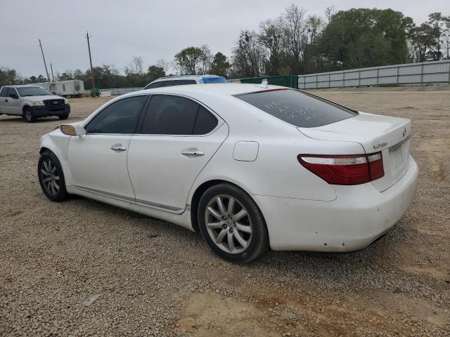 JTHBL46F385082970 - 2008 LEXUS LS460 460 WHITE photo 2