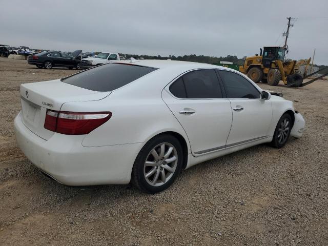 JTHBL46F385082970 - 2008 LEXUS LS460 460 WHITE photo 3