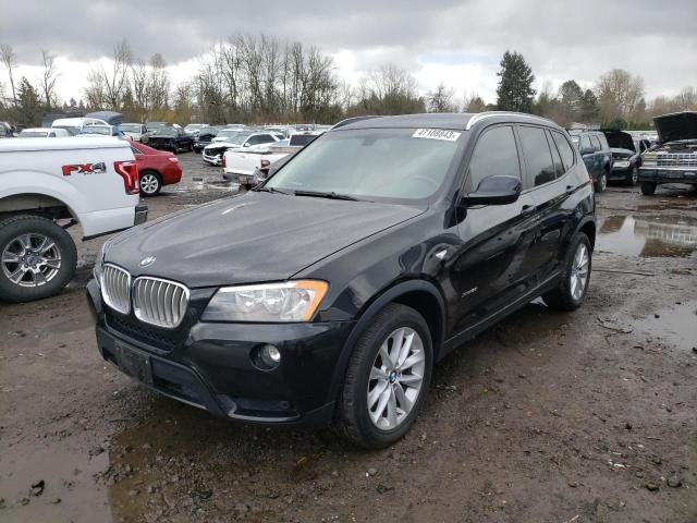 5UXWX9C57D0D00188 - 2013 BMW X3 XDRIVE28I BLACK photo 1