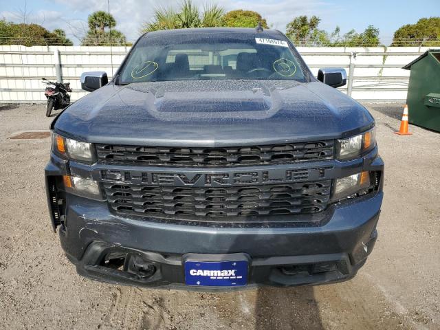 1GCPWBEK9MZ187999 - 2021 CHEVROLET SILVERADO C1500 CUSTOM GRAY photo 5