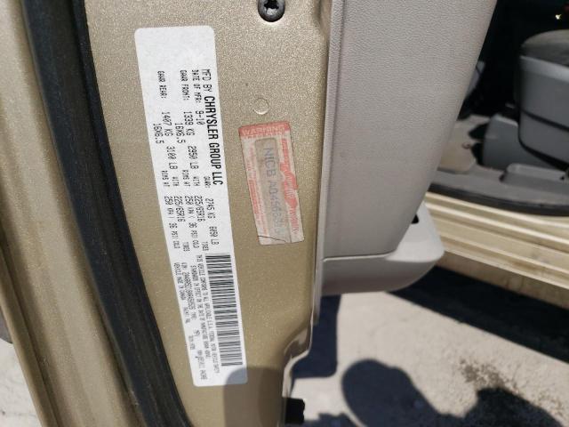 2A4RR5D18AR450526 - 2010 CHRYSLER TOWN & COU TOURING 金色 照片 13