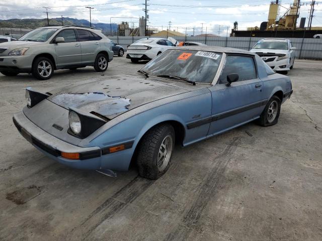 JM1FB3310D0707535 - 1983 MAZDA RX-7 BLUE photo 1