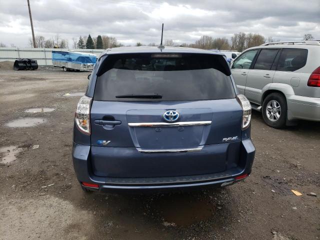 2T3YL4DV6EW002362 - 2014 TOYOTA RAV4 EV BLUE photo 6