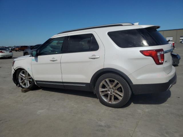 1FM5K7D85HGC46694 - 2017 FORD EXPLORER XLT WHITE photo 2