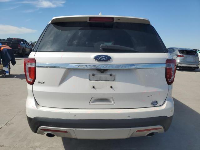 1FM5K7D85HGC46694 - 2017 FORD EXPLORER XLT WHITE photo 6