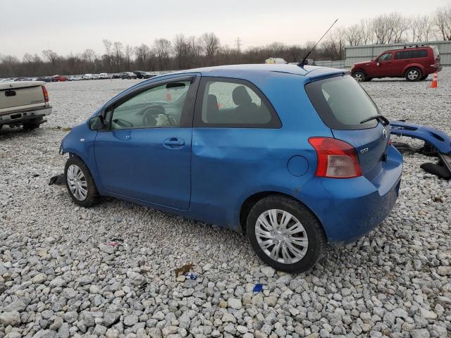 JTDJT923385173274 - 2008 TOYOTA YARIS BLUE photo 2