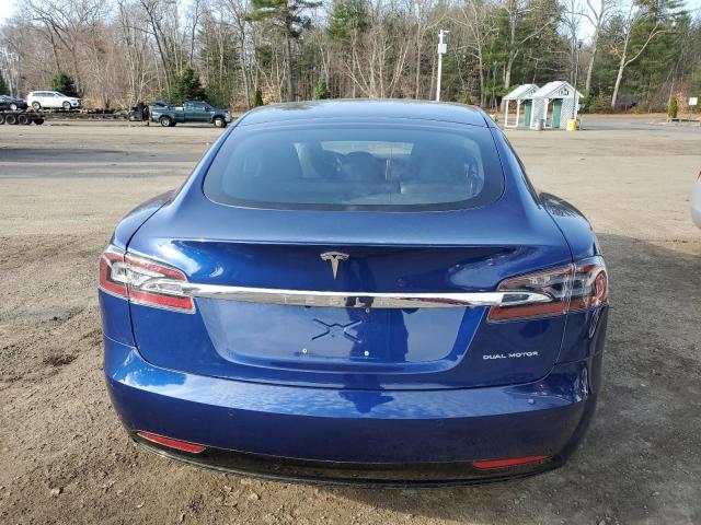 5YJSA1E23KF338647 - 2019 TESLA MODEL S Կապույտ լուսանկար 6