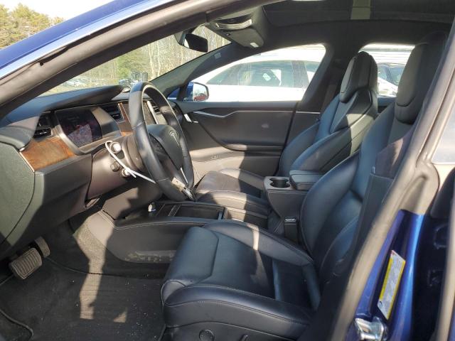 5YJSA1E23KF338647 - 2019 TESLA MODEL S Կապույտ լուսանկար 7