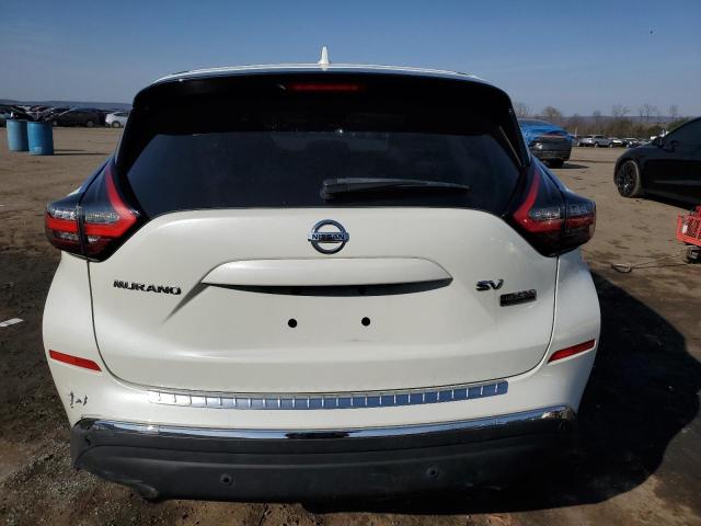 5N1AZ2BJ1MC129134 - 2021 NISSAN MURANO SV WHITE photo 6