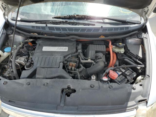 JHMFA36258S025704 - 2008 HONDA CIVIC HYBRID SILVER photo 11