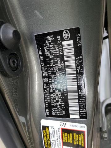 4T1BK3DB0BU430084 - 2011 TOYOTA AVALON BASE 银色 照片 12