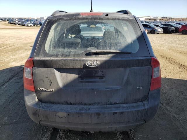 KNAFG525087161847 - 2008 KIA RONDO BASE GRAY photo 6