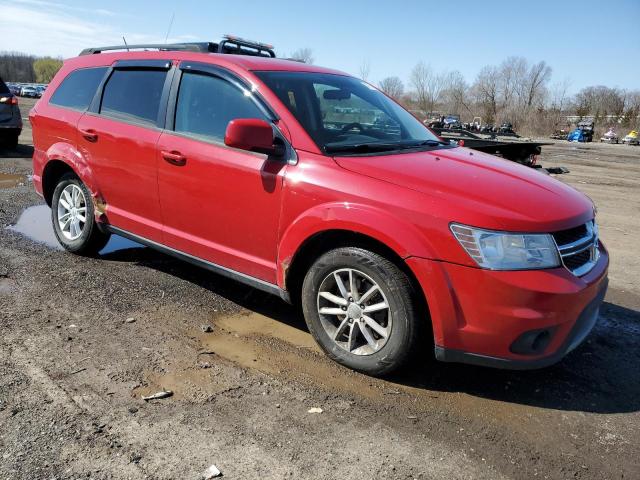 3C4PDCBG3DT705642 - 2013 DODGE JOURNEY SXT RED photo 4