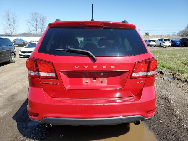 3C4PDCBG3DT705642 - 2013 DODGE JOURNEY SXT RED photo 6