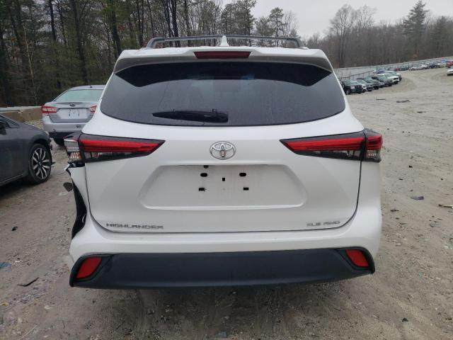 5TDGZRBHXNS579496 - 2022 TOYOTA HIGHLANDER XLE 白色 照片 6