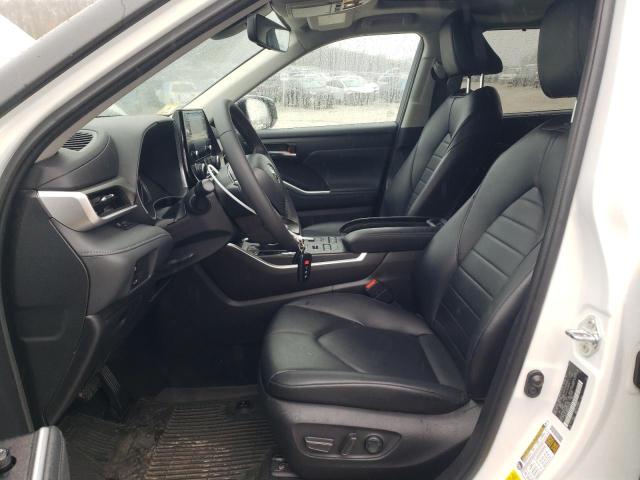 5TDGZRBHXNS579496 - 2022 TOYOTA HIGHLANDER XLE 白色 照片 7
