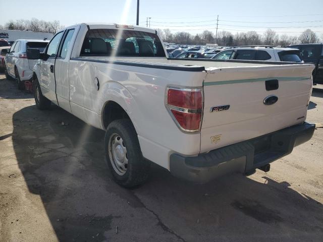 1FTFX1CF5DKF54186 - 2013 FORD F150 SUPER CAB WHITE photo 2