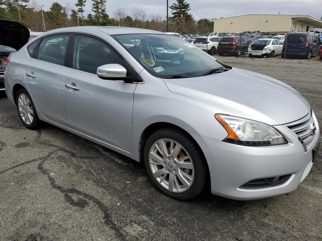 3N1AB7AP8DL714537 - 2013 NISSAN SENTRA S SILVER photo 4