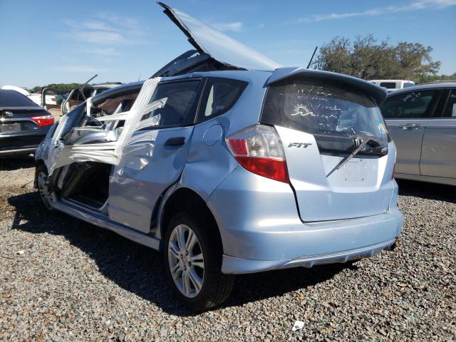 JHMGE88409S031772 - 2009 HONDA FIT SPORT BLUE photo 2