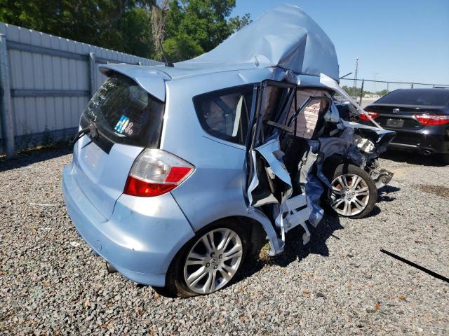 JHMGE88409S031772 - 2009 HONDA FIT SPORT BLUE photo 3