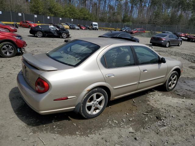 JN1CA31D2YT538516 - 2000 NISSAN MAXIMA GLE BEIGE photo 3